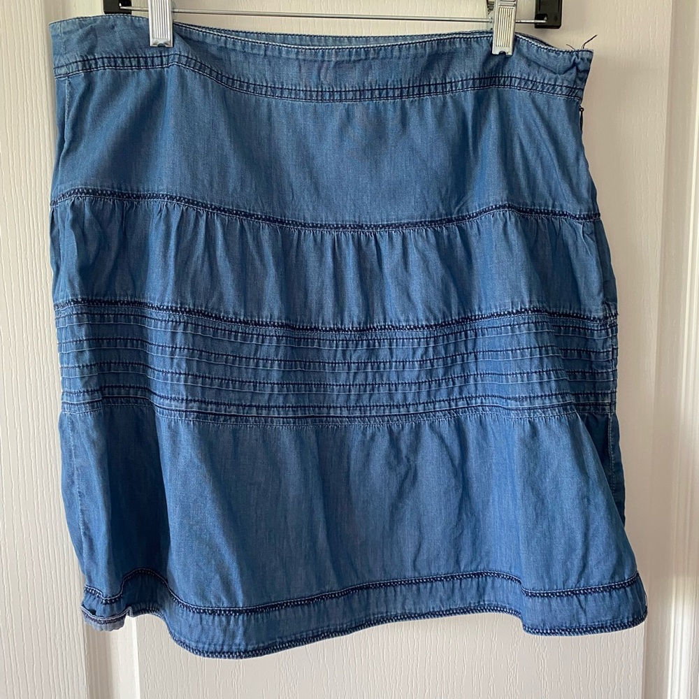 Esprit Blue A-Line Skirt